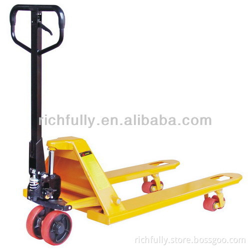 Hydraulic hand manual forklift manual pallet stacker